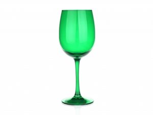 6 verres à pied Vert