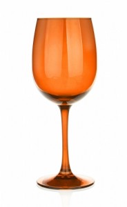 verre à pied orange