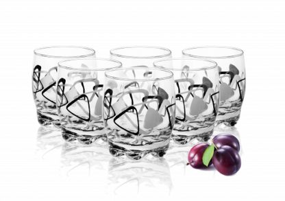 6 Verres Gobelets à eau, Soda et à jus / Collection TRIANGLE / 250 ml / Sables & Reflets Verres à eau - Verres à Jus - Soda
