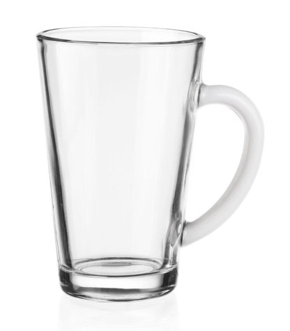 6 Mugs en verre Couleurs Blanc, Tasses Cappuccino, Café Latte Nouveautés
