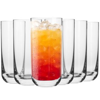 6 Verres Cocktails, Long Drink « Glamour » Verres à eau - Verres à Jus - Soda