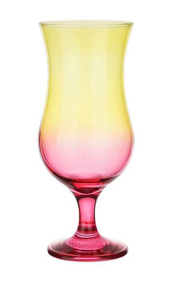 Verres Cocktails Bi Colors Jaune Rouge ( Lot de 6 ) Idées Cadeaux